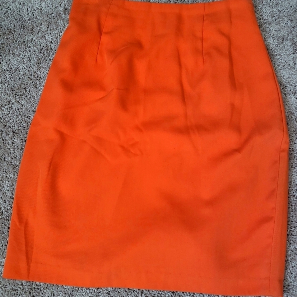 Juniors Skirts - Pink π NWTags Orange π§‘ Like New . Dillard's Size 7 Lined - Picture 3 of 3
